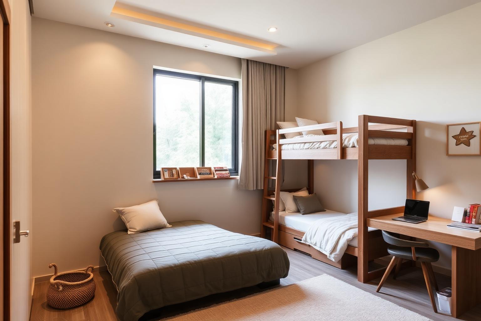 Architectural render of the Tara 3BHK Smart Home — a 3-bedroom Karki model home