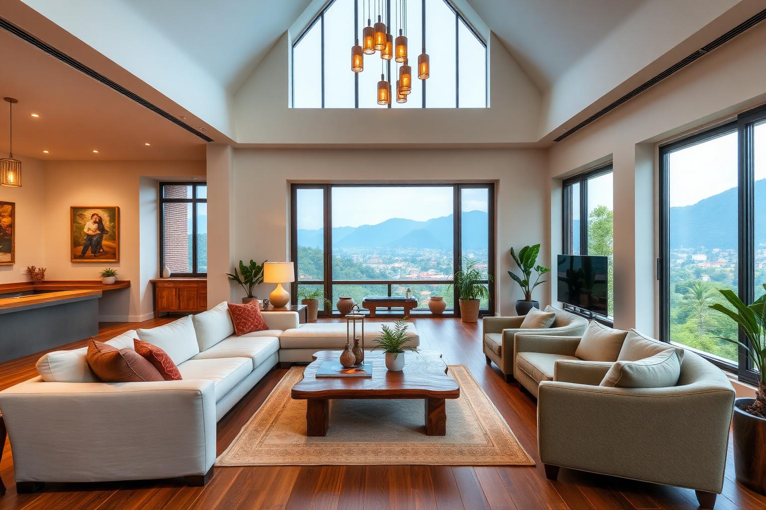 Architectural render of the Annapurna Family Modern — a 4-bedroom Karki model home